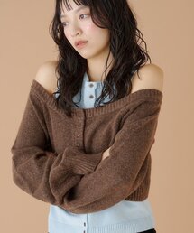 アンサンブル配色ニット