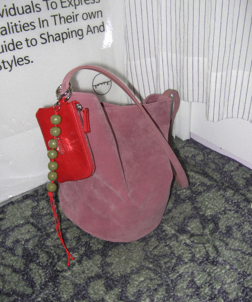 POTE（ポテ）の「0016 Soft Bucket Bag_Pale Rose（ショルダーバッグ・レディース・その他・FREE）」の2枚目の写真