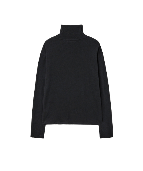 MISEKISEOUL MEN(ミセキソウルメンズ)の「Drape neck long sleeve BLACK(Tシャツ/カットソー・メンズ・その他・1/3/2)」の3枚目の写真