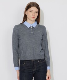 BLUE LABEL CRESTBRIDGE（ブルーレーベルクレストブリッジ）の「【WEB限定】レイヤードライクニットポロ（ニット/セーター）」