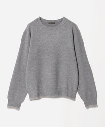 フルニードル ヘムフェザー ニット ‐ウォッシャブル‐＜A DAY IN THE LIFE＞