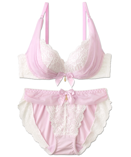 aimerfeel(エメフィール)の「【WEB限定】【ブラショーツセット】シアーリュクス(R) ブラジャーショーツセット(ブラ&ショーツ・レディース・ブラックミックス/コーラル/ホワイト/ピンク/レッド/サーモンピンク/サックスブルー/ライラック/ライトグリーン/オフホワイト/ネイビー/プラム/ブルー/アクア/ホワイト系その他/ベビーピンク/ライトピンク/ワイン/シルバーグレー/セージグリーン/ライトパープル/桜/イエロー/グリーン/パープル系その他/グレイッシュブルー/ピンクベージュ/ラベンダー/ベージュ/ターコイズブルー/ロイヤルブルー/スモークピンク・B65/E65/C65/C75/D65/C80/D70/E70/A65/B75/B80/C70/B70/A75/D75/E75/D80/E80/A70)」の21枚目の写真