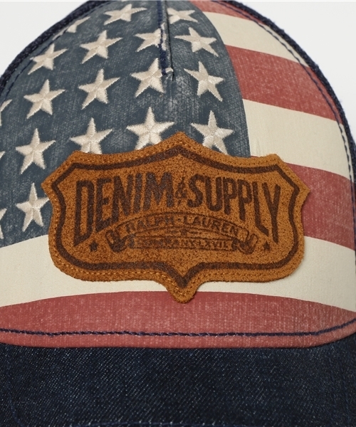 Denim & Supply Ralph Lauren（デニムアンドサプライラルフローレン）の「フラッグ トラッカー ハット（ハット・メンズ・ネイビー系6・ONE SIZE）」の5枚目の写真