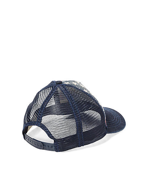 Denim & Supply Ralph Lauren（デニムアンドサプライラルフローレン）の「フラッグ トラッカー ハット（ハット・メンズ・ネイビー系6・ONE SIZE）」の3枚目の写真