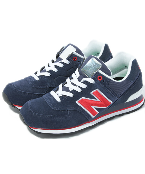 NEW BALANCE（ニューバランス）の「ML574（スニーカー・メンズ・ブラック/ネイビー/レッド・26/27.5/26.5/27）」の3枚目の写真