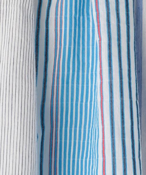 green label relaxing(グリーンレーベルリラクシング)の「【キッズ】マルチストライプ スカート ◆(スカート・キッズ・ライトピンク/ライトブルー・105/125/115)」の7枚目の写真