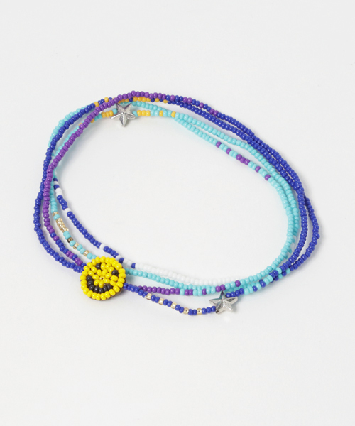 チャイハネ（チャイハネ）の「【チャイハネ】ハッピーブレスレット＆ネックレス WAYアクセサリー（ブレスレット・レディース・レインボー/ターコイズブルー/ナチュラル・FREE）」の2枚目の写真