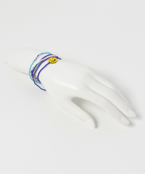 チャイハネ（チャイハネ）の「【チャイハネ】ハッピーブレスレット＆ネックレス WAYアクセサリー（ブレスレット・レディース・レインボー/ターコイズブルー/ナチュラル・FREE）」の7枚目の写真