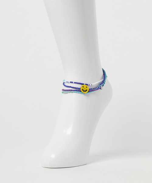 チャイハネ（チャイハネ）の「【チャイハネ】ハッピーブレスレット＆ネックレス WAYアクセサリー（ブレスレット・レディース・レインボー/ターコイズブルー/ナチュラル・FREE）」の4枚目の写真