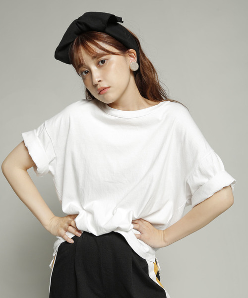 PLAIN CLOTHING（プレーンクロージング）の「【太めフォルムで小顔効果】人気の6カラー☆リブBIGリボンヘアバンド（ヘアバンド・レディース・ライトグレー/ピンク/ブラック/アイボリー/グレー/ネイビー/ベージュ・FREE）」の9枚目の写真