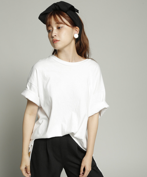 PLAIN CLOTHING（プレーンクロージング）の「【太めフォルムで小顔効果】人気の6カラー☆リブBIGリボンヘアバンド（ヘアバンド・レディース・ライトグレー/ピンク/ブラック/アイボリー/グレー/ネイビー/ベージュ・FREE）」の15枚目の写真