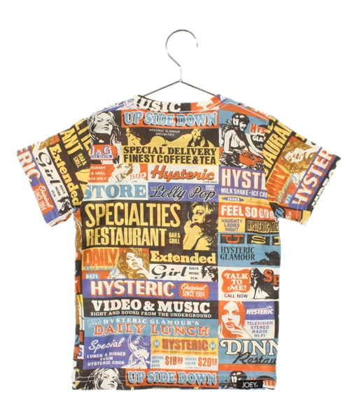 JOEY HYSTERIC(ジョーイヒステリック)の「HYS STORE SIGNS総柄 T-SH(Tシャツ/カットソー・キッズ・マルチ・X-SMALL/SMALL/MEDIUM)」の2枚目の写真