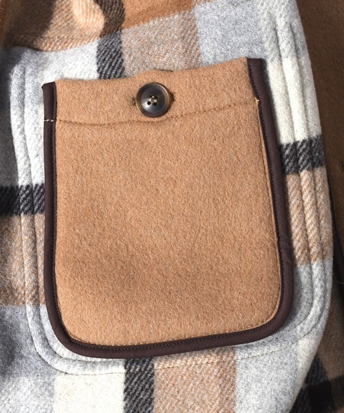 LONDON TRADITION（ロンドントラディション）の「LONDON TRADITION×SHIPS JET BLUE: ボタンフロント ロングダッフルコート（ダッフルコート・メンズ・ネイビー/ダークグレー/キャメル・LARGE/MEDIUM/SMALL/X-LARGE）」の18枚目の写真