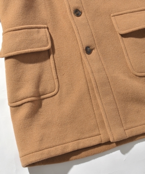 LONDON TRADITION（ロンドントラディション）の「LONDON TRADITION×SHIPS JET BLUE: ボタンフロント ロングダッフルコート（ダッフルコート・メンズ・ネイビー/ダークグレー/キャメル・LARGE/MEDIUM/SMALL/X-LARGE）」の7枚目の写真