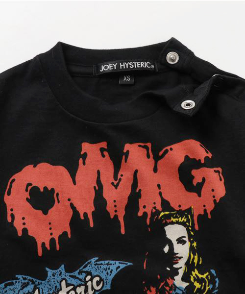 JOEY HYSTERIC(ジョーイヒステリック)の「PUNK OMG pt Tシャツ【XS/S/M】(Tシャツ/カットソー・キッズ・ホワイト/ブラック/イエロー・X-SMALL/SMALL/MEDIUM)」の4枚目の写真