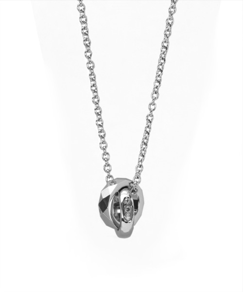 LION HEART（ライオンハート）の「【限定展開】“LH-1”スタッドダブルリングネックレス/サージカルステンレス＆タングステン（金属アレルギー対応）【LION HEART / ライオンハート】（ネックレス・メンズ・ブラック/ピンクゴールド/シルバー/ブルー/シルバー系その他/ブラック系その他・FREE）」の15枚目の写真