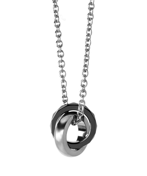 LION HEART（ライオンハート）の「【限定展開】“LH-1”スタッドダブルリングネックレス/サージカルステンレス＆タングステン（金属アレルギー対応）【LION HEART / ライオンハート】（ネックレス・メンズ・ブラック/ピンクゴールド/シルバー/ブルー/シルバー系その他/ブラック系その他・FREE）」の22枚目の写真