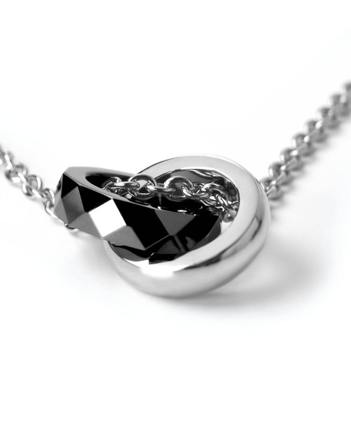 LION HEART（ライオンハート）の「【限定展開】“LH-1”スタッドダブルリングネックレス/サージカルステンレス＆タングステン（金属アレルギー対応）【LION HEART / ライオンハート】（ネックレス・メンズ・ブラック/ピンクゴールド/シルバー/ブルー/シルバー系その他/ブラック系その他・FREE）」の21枚目の写真