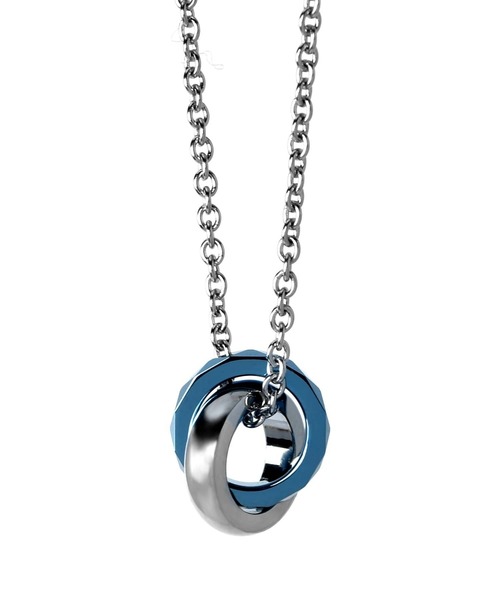 LION HEART（ライオンハート）の「【限定展開】“LH-1”スタッドダブルリングネックレス/サージカルステンレス＆タングステン（金属アレルギー対応）【LION HEART / ライオンハート】（ネックレス・メンズ・ブラック/ピンクゴールド/シルバー/ブルー/シルバー系その他/ブラック系その他・FREE）」の18枚目の写真