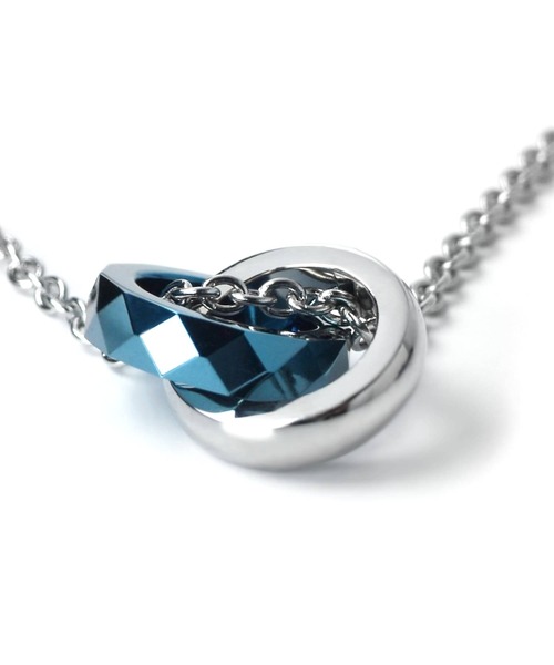 LION HEART（ライオンハート）の「【限定展開】“LH-1”スタッドダブルリングネックレス/サージカルステンレス＆タングステン（金属アレルギー対応）【LION HEART / ライオンハート】（ネックレス・メンズ・ブラック/ピンクゴールド/シルバー/ブルー/シルバー系その他/ブラック系その他・FREE）」の17枚目の写真