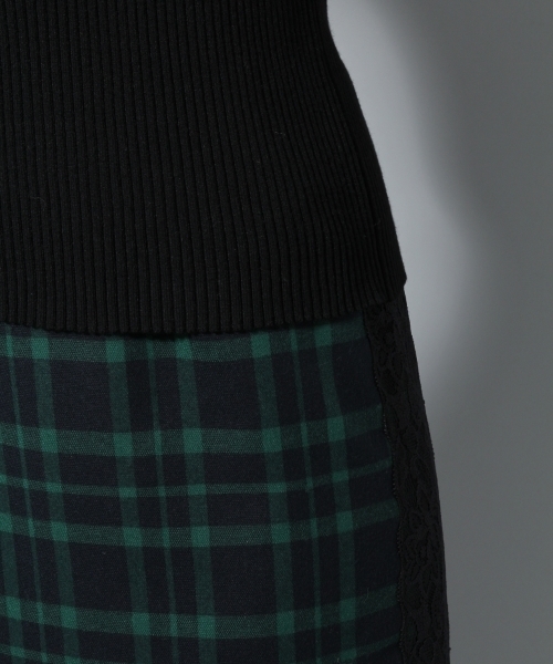 Andemiu(アンデミュウ)の「【WEB限定】ボーダーソデフリルニット781503(ニット/セーター・レディース・グリーン/イエロー/オフホワイト/ブラック・FREE)」の7枚目の写真