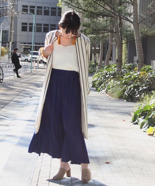 journal standard L'essage（ジャーナルスタンダードレサージュ）の「スリットマキシスカート#	（スカート・レディース・レッド/ブルー系その他・36/38）」の19枚目の写真