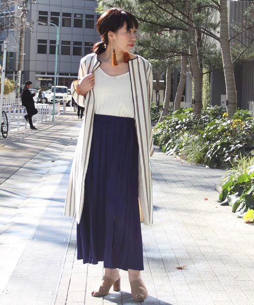 journal standard L'essage（ジャーナルスタンダードレサージュ）の「スリットマキシスカート#	（スカート・レディース・レッド/ブルー系その他・36/38）」の13枚目の写真