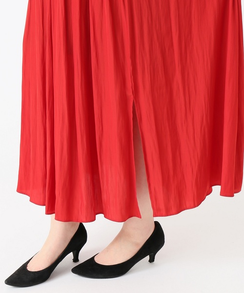 journal standard L'essage（ジャーナルスタンダードレサージュ）の「スリットマキシスカート#	（スカート・レディース・レッド/ブルー系その他・36/38）」の8枚目の写真