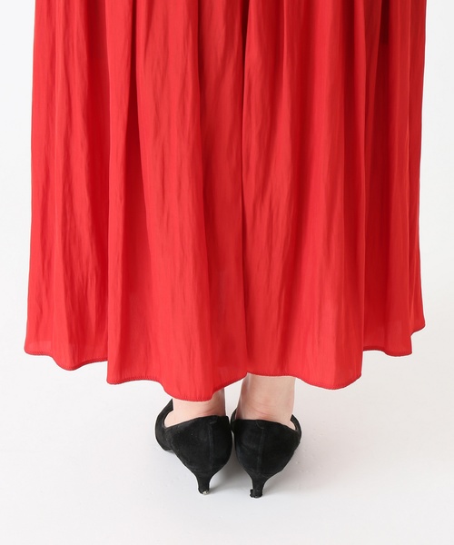 journal standard L'essage（ジャーナルスタンダードレサージュ）の「スリットマキシスカート#	（スカート・レディース・レッド/ブルー系その他・36/38）」の15枚目の写真