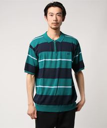 FTC ポロシャツ ダークグリーン ネイビー ストライプ STRIPE POLO – FTC