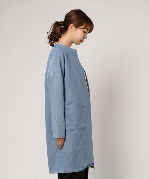 VENCEEXCHANGE（ヴァンスエクスチェンジ）の「カットデニムガウン（その他アウター・レディース・スカイブルー・MEDIUM）」の3枚目の写真