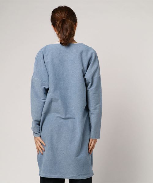 VENCEEXCHANGE（ヴァンスエクスチェンジ）の「カットデニムガウン（その他アウター・レディース・スカイブルー・MEDIUM）」の2枚目の写真