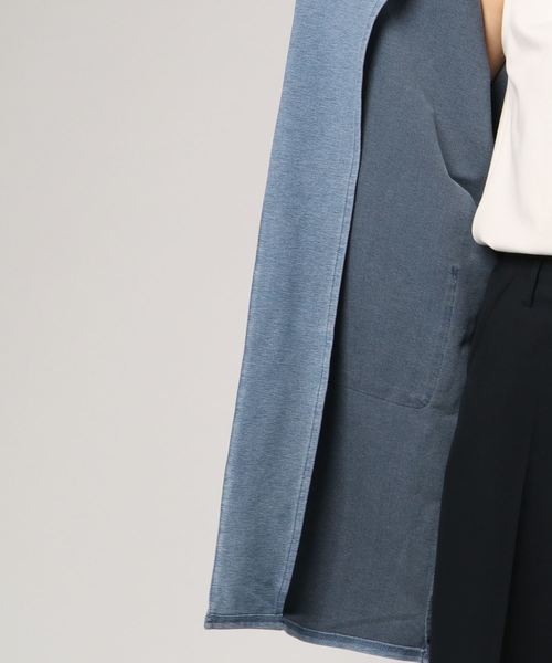 VENCEEXCHANGE（ヴァンスエクスチェンジ）の「カットデニムガウン（その他アウター・レディース・スカイブルー・MEDIUM）」の4枚目の写真