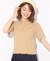 Heather | フリルエリリブカットプルオーバー　790946(Tシャツ/カットソー)