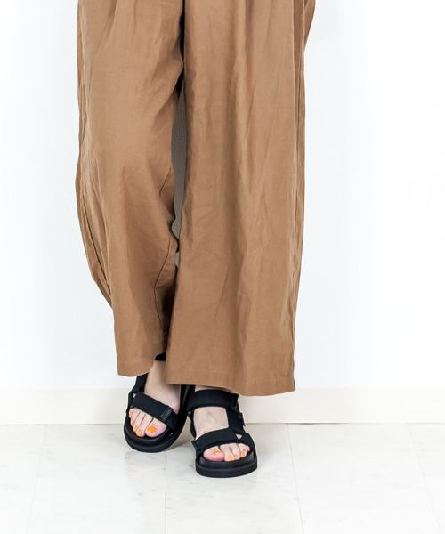 MIX JUICE(ミックスジュース)の「MIX JUICE ミックスジュース ストラップデザインフットベッドスポーツサンダル(サンダル・レディース・ブラック系その他/ブラック/オレンジ/マルチ・L/LL/M/S)」の10枚目の写真