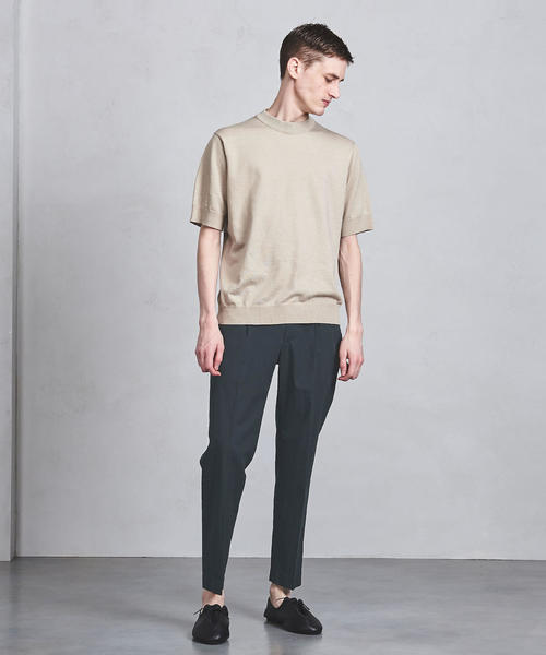 UNITED ARROWS（ユナイテッドアローズ）の「UASB オーバーダイ 1プリーツ イージーパンツ ◆（その他パンツ・メンズ・ネイビー/オフホワイト/ダークグリーン・L/M/XL/S）」の2枚目の写真