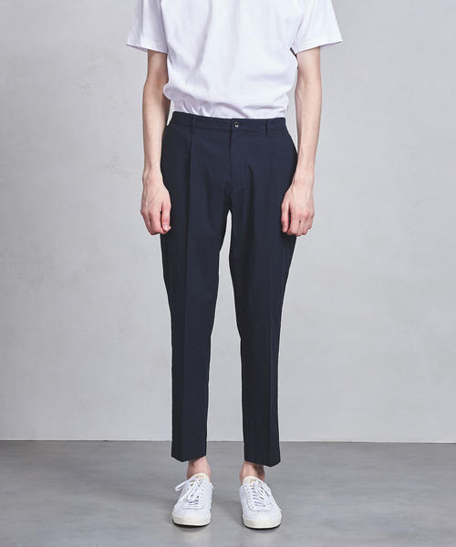 UNITED ARROWS（ユナイテッドアローズ）の「UASB オーバーダイ 1プリーツ イージーパンツ ◆（その他パンツ・メンズ・ネイビー/オフホワイト/ダークグリーン・L/M/XL/S）」の7枚目の写真