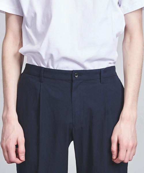 UNITED ARROWS（ユナイテッドアローズ）の「UASB オーバーダイ 1プリーツ イージーパンツ ◆（その他パンツ・メンズ・ネイビー/オフホワイト/ダークグリーン・L/M/XL/S）」の10枚目の写真