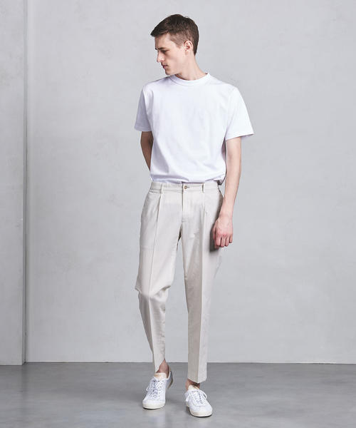 UNITED ARROWS（ユナイテッドアローズ）の「UASB オーバーダイ 1プリーツ イージーパンツ ◆（その他パンツ・メンズ・ネイビー/オフホワイト/ダークグリーン・L/M/XL/S）」の14枚目の写真