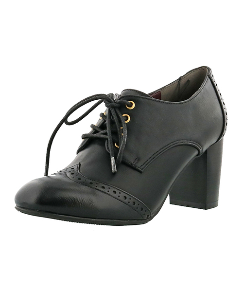 byあしながおじさん（バイアシナガオジサン）の「◆ byあしながおじさん ◆ レースアップパンプス 8570061（パンプス・レディース・ブラック系その他/ブラウン/ブラック・23.0cm/24.0cm/24.5cm/22.5cm/23.5cm）」の10枚目の写真