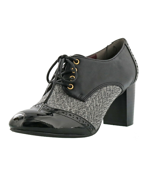 byあしながおじさん（バイアシナガオジサン）の「◆ byあしながおじさん ◆ レースアップパンプス 8570061（パンプス・レディース・ブラック系その他/ブラウン/ブラック・23.0cm/24.0cm/24.5cm/22.5cm/23.5cm）」の11枚目の写真