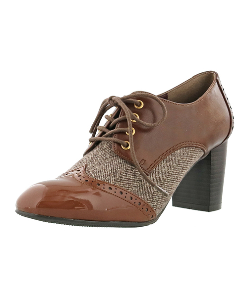 byあしながおじさん（バイアシナガオジサン）の「◆ byあしながおじさん ◆ レースアップパンプス 8570061（パンプス・レディース・ブラック系その他/ブラウン/ブラック・23.0cm/24.0cm/24.5cm/22.5cm/23.5cm）」の12枚目の写真