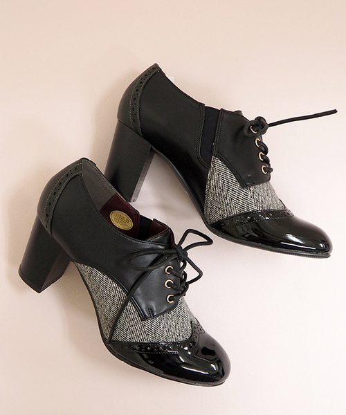 byあしながおじさん（バイアシナガオジサン）の「◆ byあしながおじさん ◆ レースアップパンプス 8570061（パンプス・レディース・ブラック系その他/ブラウン/ブラック・23.0cm/24.0cm/24.5cm/22.5cm/23.5cm）」の13枚目の写真