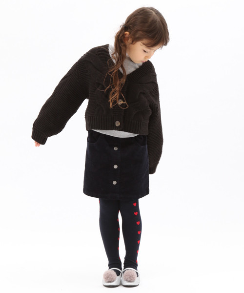 GLOBAL WORK(グローバルワーク)の「【キッズ】マエボタンコーデュロイスカート/798681(スカート・キッズ・ネイビー/ライトグレー/イエロー/ライトピンク・MEDIUM/SMALL/LARGE/X-LARGE/XX-LARGE)」の14枚目の写真