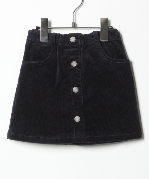GLOBAL WORK(グローバルワーク)の「【キッズ】マエボタンコーデュロイスカート/798681(スカート・キッズ・ネイビー/ライトグレー/イエロー/ライトピンク・MEDIUM/SMALL/LARGE/X-LARGE/XX-LARGE)」の7枚目の写真