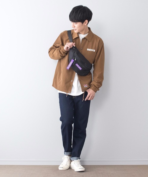 BEN DAVIS（ベンデイビス）の「【BEN DAVIS/ベンデイビス】普段遣い抜群なヘビロテデザイン ワンポイントブランドロゴ入り ユニセックスデザイン ブランドネームリボン付き ウエストバッグ（ボディバッグ/ウエストポーチ・メンズ・ブラック/レッド/ピンク/ネイビー/ライトピンク/スミクロ/ライトパープル/イエロー/パープル/グリーン/レッド系その他・FREE）」の20枚目の写真