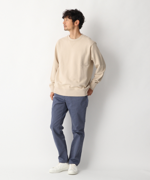 GLOBAL WORK(グローバルワーク)の「ツイストウラケスウェットクルー/818080(スウェット・メンズ・ブラック/ベージュ/グレー・SMALL/MEDIUM/LARGE/X-LARGE)」の9枚目の写真