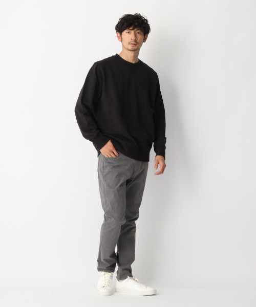 GLOBAL WORK(グローバルワーク)の「ツイストウラケスウェットクルー/818080(スウェット・メンズ・ブラック/ベージュ/グレー・SMALL/MEDIUM/LARGE/X-LARGE)」の12枚目の写真