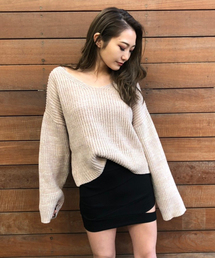 ENVYM | ルーズスウィッチングＫＮＩＴ(ニット/セーター)