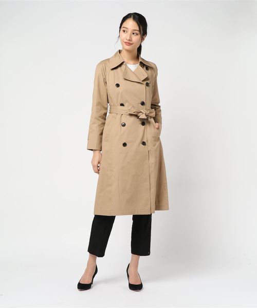 TRUDEA(トルディア)の「ロングトレンチコート(トレンチコート・レディース・ベージュ/ネイビー・SMALL/MEDIUM/LARGE/X-LARGE)」の6枚目の写真